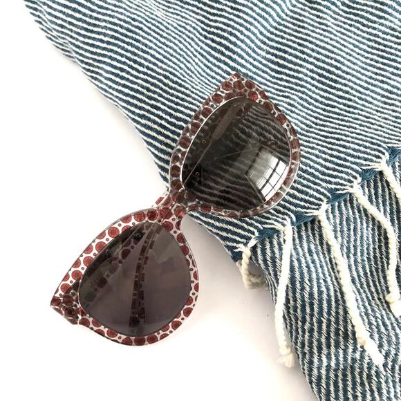 Stella McCartney Acetate Sun Glasses Red Circle Motif - Picture 1 of 6